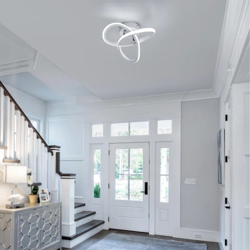 Modern LED Ceiling Light, 20W Modern Spiral Design LED Lamp