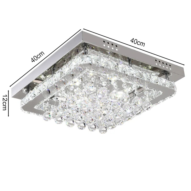 Christensen Ceiling Light 40Cm Crystal LED Flush Mount