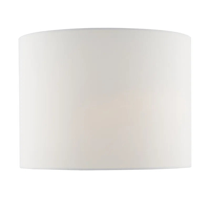 34Cm Silk/Shantung Drum Lamp Shade