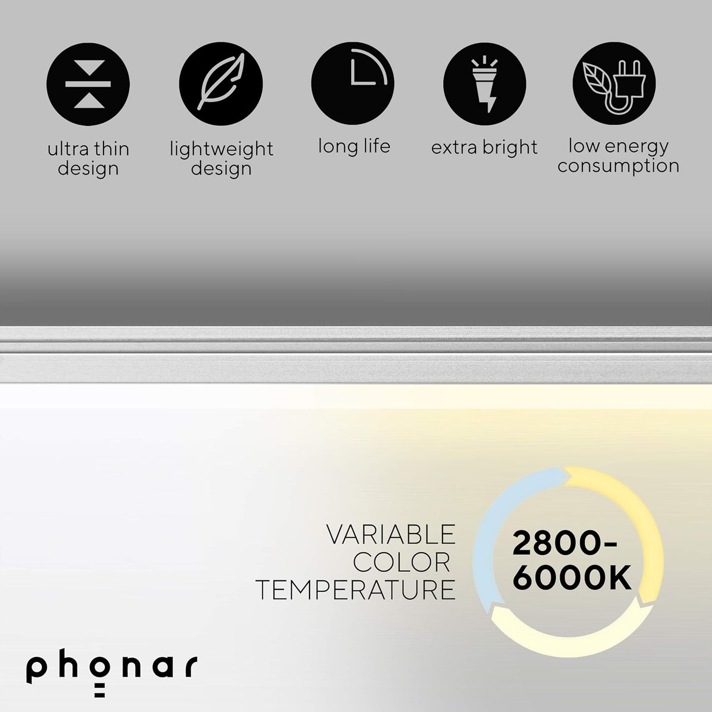 36 Inches under Cabinet Lighting LED Lamps for Kitchen, Closet, Variable Color LED under Counter Lighting Motion Sensor with Plug-In Installation LED Lighting for Wardrobe