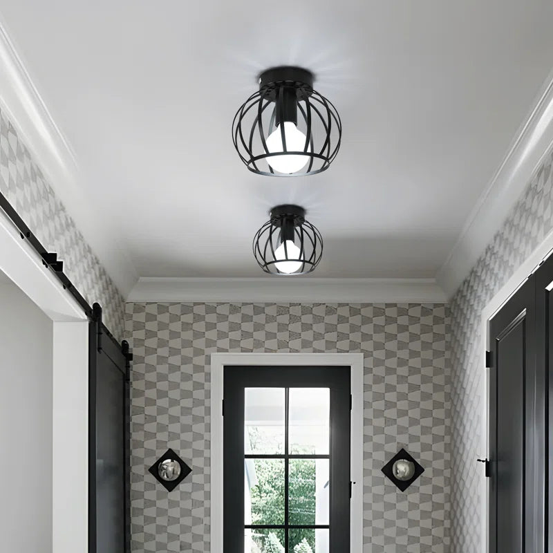 Vintage Semi Flush Mount Ceiling Light Fixture