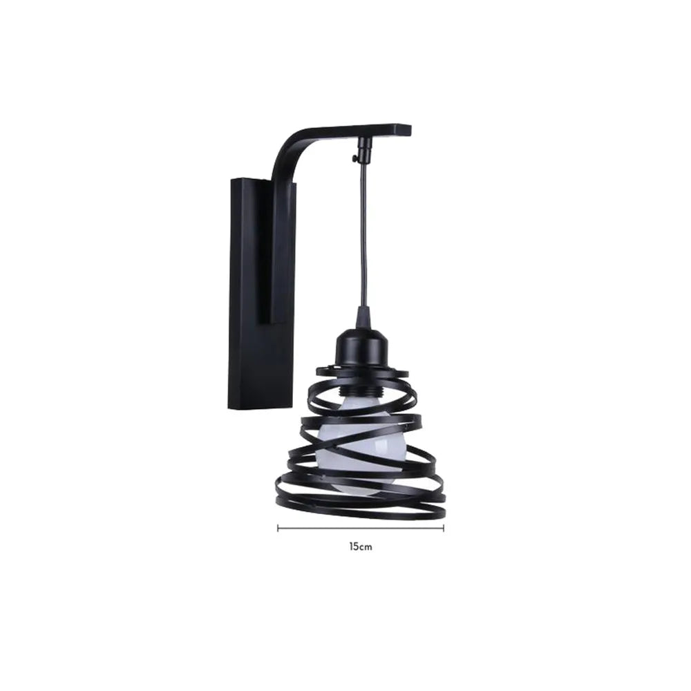 Nordic Wood Wall Lights Bedroom Bedside Lamp Black Creative Modern E27 Wall Lamps Suspension LED Home Lighting Sconce Room Decor