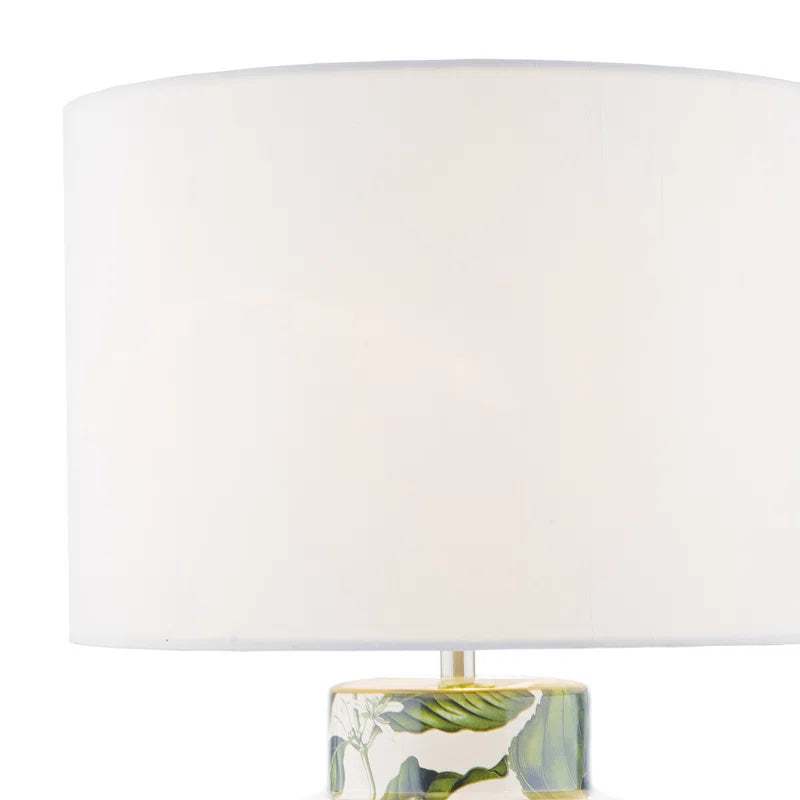 34Cm Silk/Shantung Drum Lamp Shade