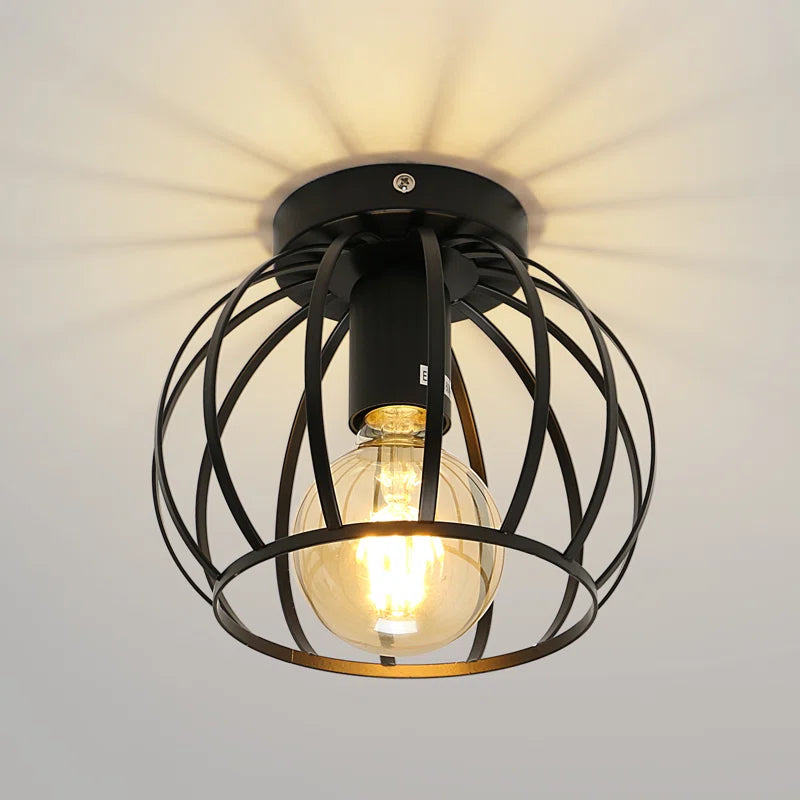 Vintage Semi Flush Mount Ceiling Light Fixture