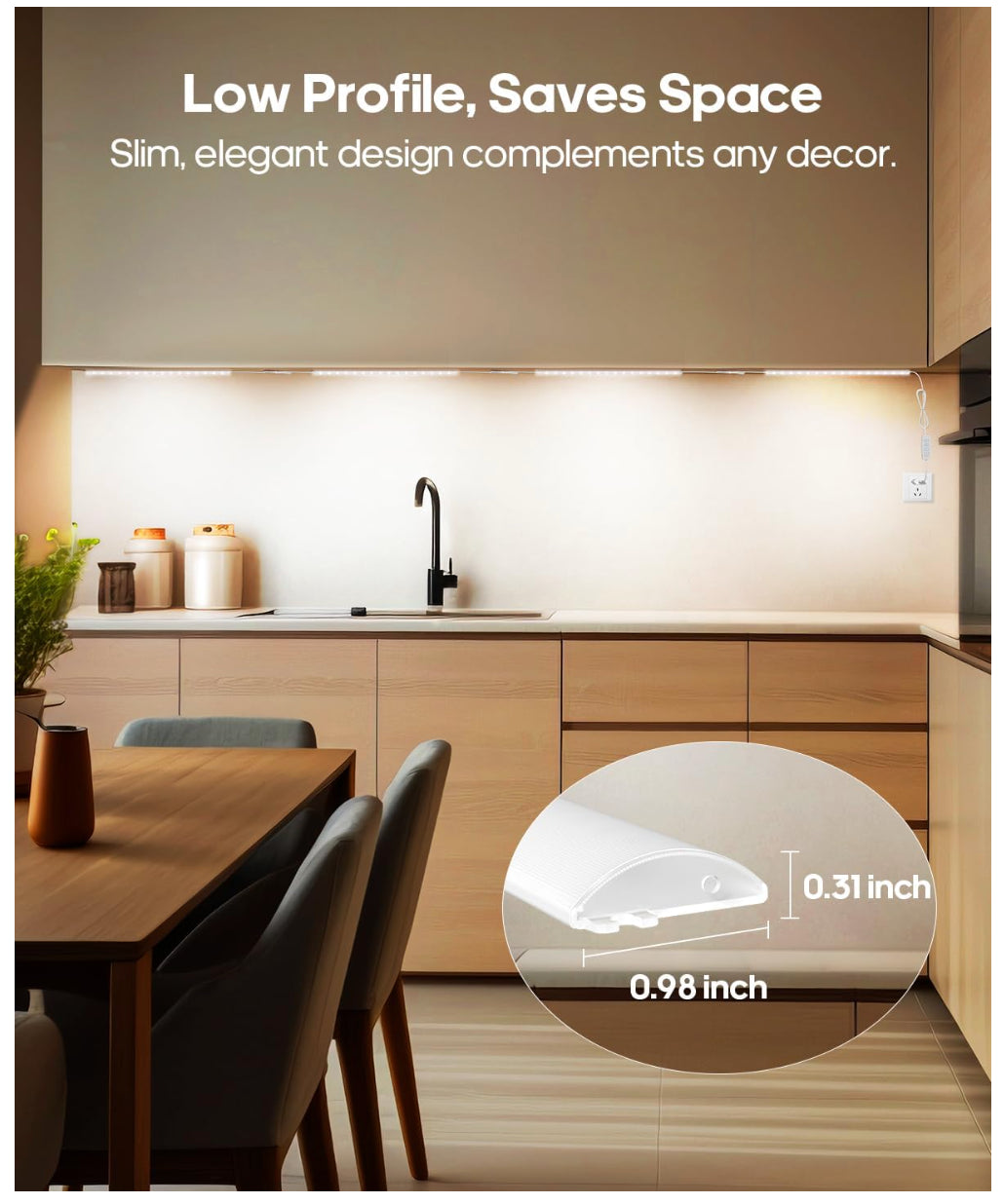 Under Cabinet Lighting under Cabinet Lights Light Bar under Counter Lighting-2Pc