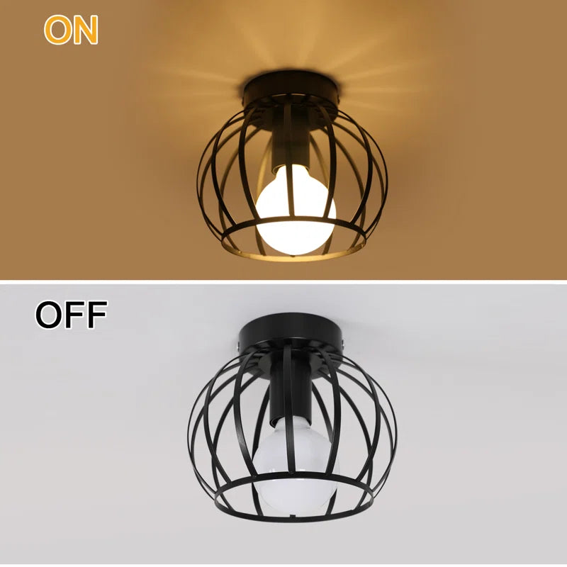 Vintage Semi Flush Mount Ceiling Light Fixture