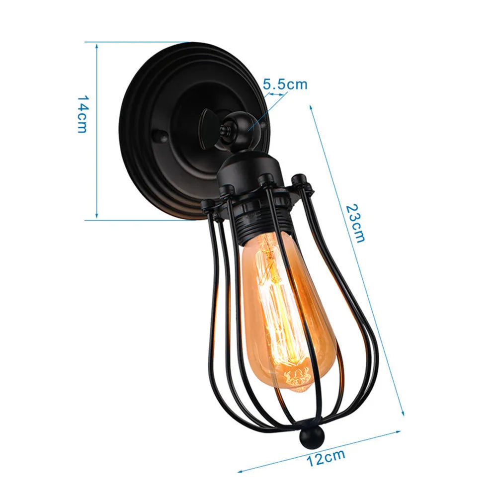Nordic Wood Wall Lights Bedroom Bedside Lamp Black Creative Modern E27 Wall Lamps Suspension LED Home Lighting Sconce Room Decor
