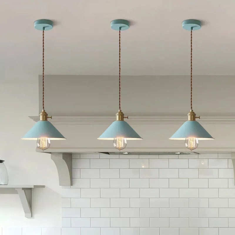 Nordic LED Chandelier Modern Colorful Pendant Ceiling Lamp Christmas Decorations Home Lighting Living Room Study Dinning Bedroom