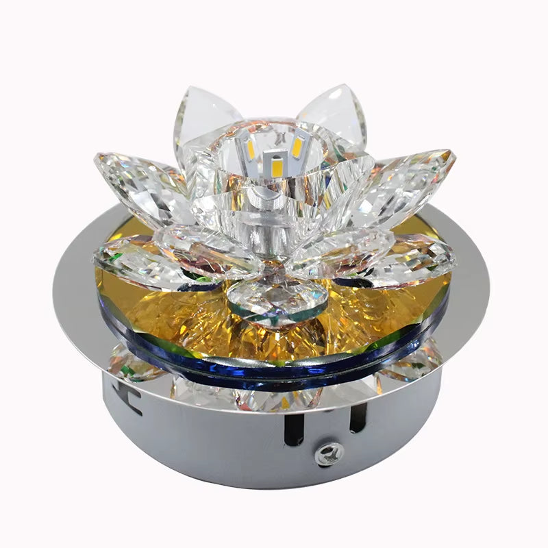 Modern LED Ceiling Lights Home Lighting Led Crystal Ceiling Light Ceiling Lamps for Living Room Lustre Crystal Dimming Lamp