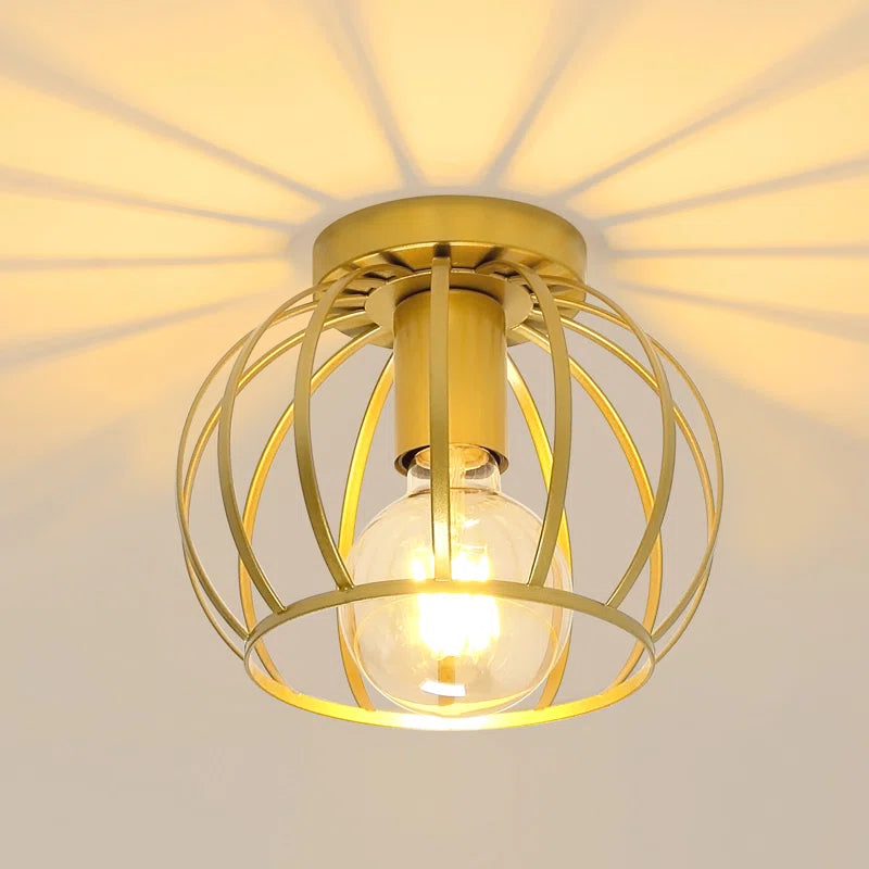Vintage Semi Flush Mount Ceiling Light Fixture