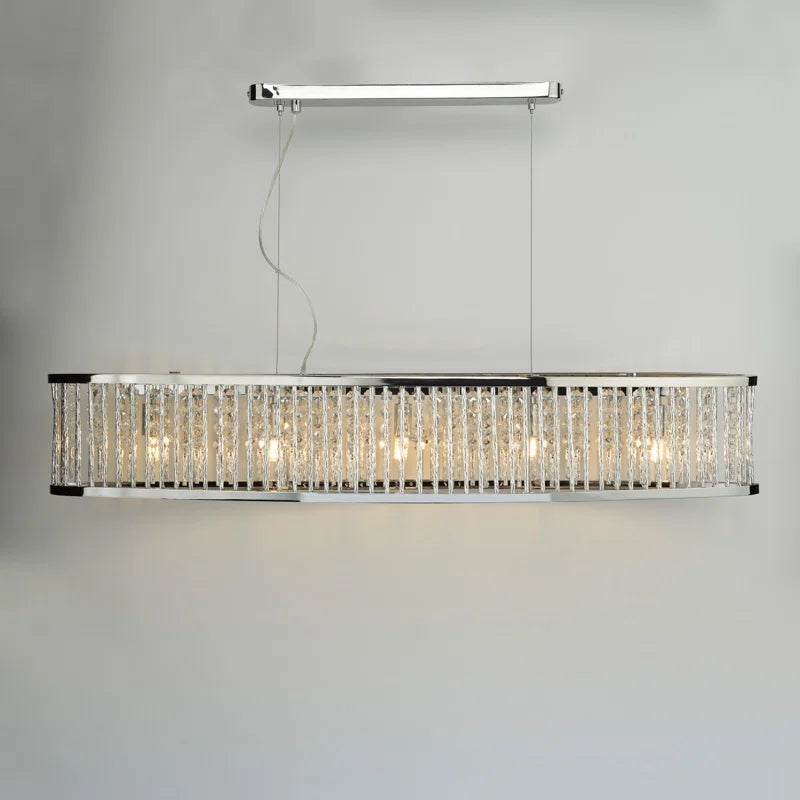 Nantes 5 Light Bar Pendant Polished Chrome Aluminium