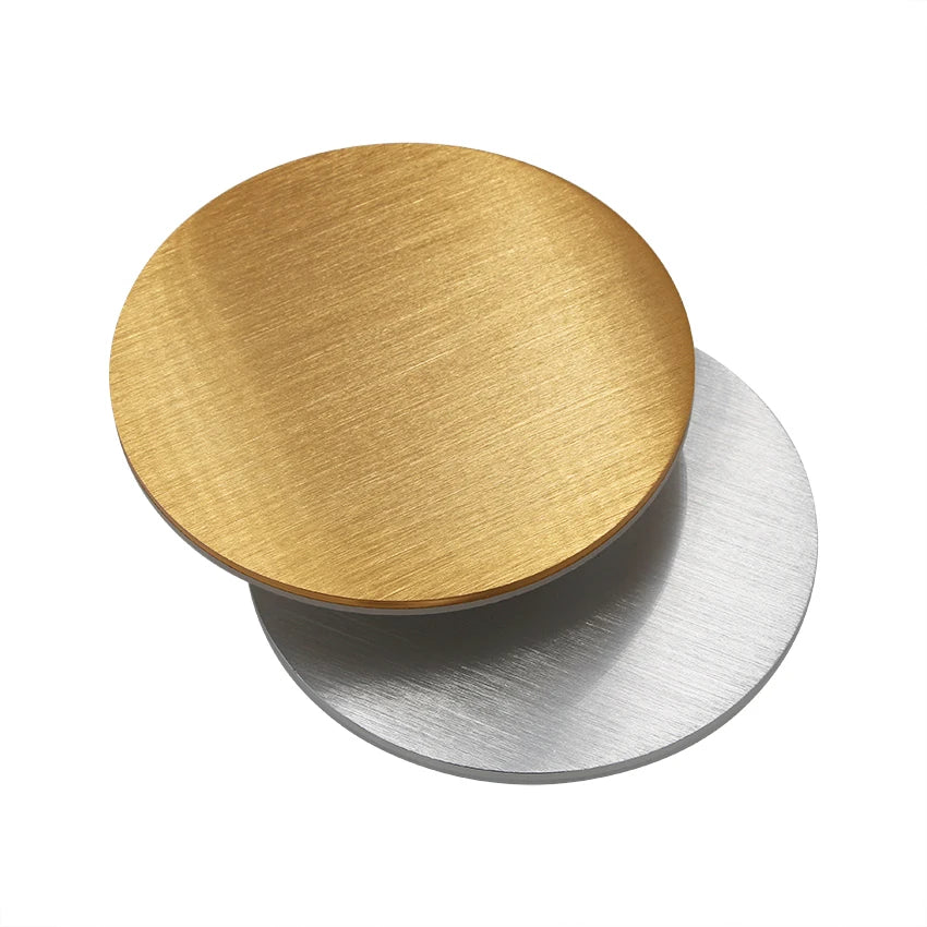 Indoor LED Wall Lamp Living Room Decor Wall Light Gold/Silver Home Lighting Fixture Loft Stair Light round Aluminum AC90-260V