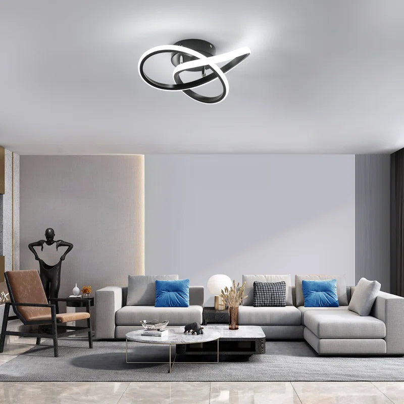 Aziria 3-Light LED Flush Mount Ceiling Light