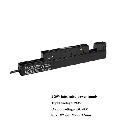 Recessed Magnetic Track Light Design Ceiling Light Magnetic Rail Ceiling System Indoor Track Lighting Spot Rail Spotlight