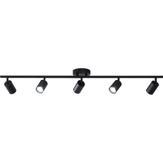 KCO Lighting 5 Light LED Track Lighting Adjustable 5 Way Ceiling Mount Spotli...