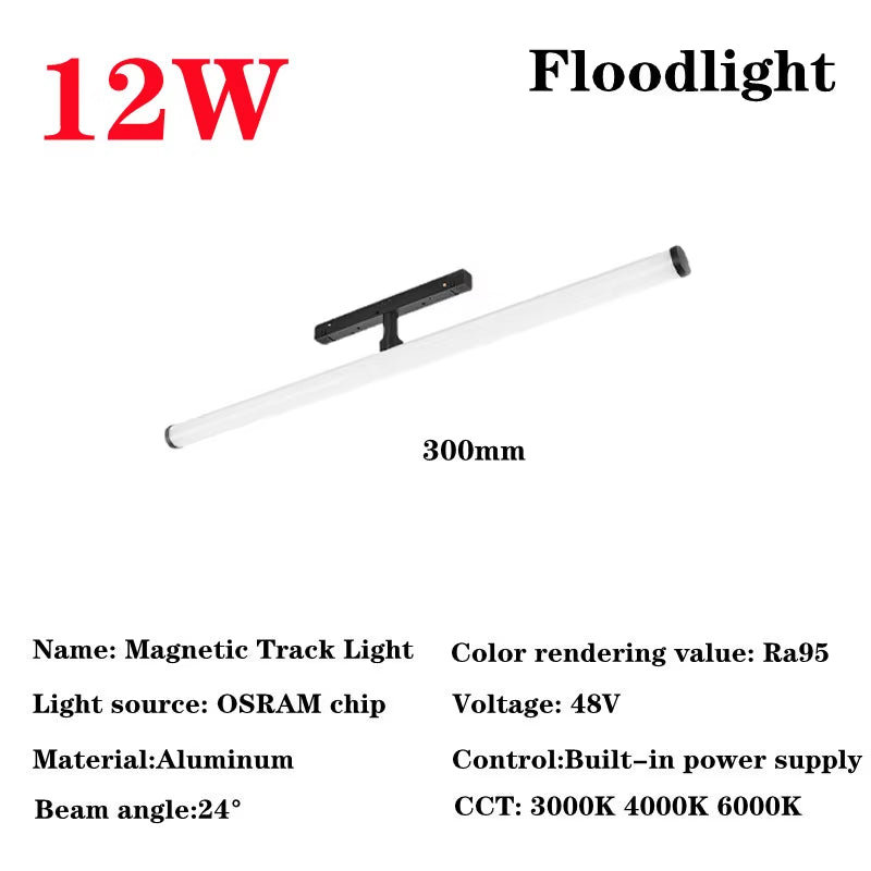 Recessed Magnetic Track Light Design Ceiling Light Magnetic Rail Ceiling System Indoor Track Lighting Spot Rail Spotlight