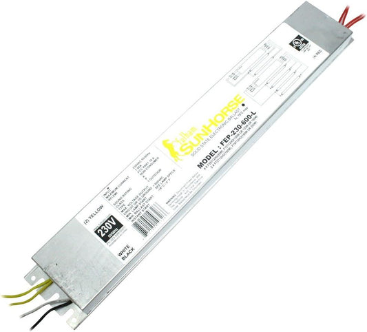 Lighting FEP-230-600-L Sunhorse UV Lighting Ballast, 230V, White