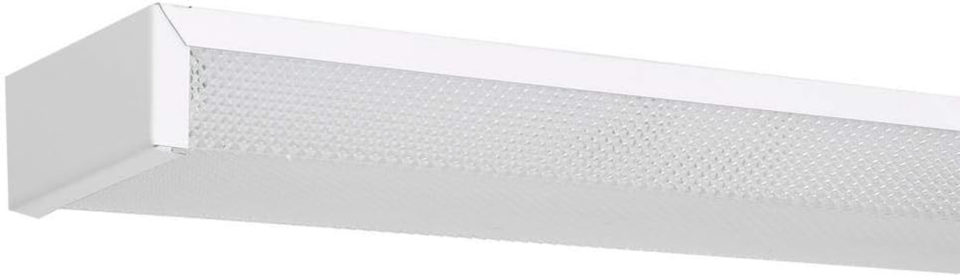 3348 Lighting Two-Light Fluorescent Ceiling Fixture, White,4-Feet