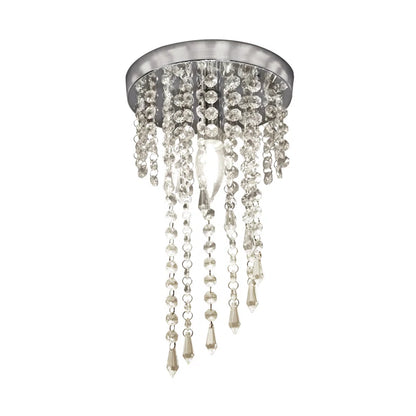 Nowicki 1-Light 20Cm Crystal Flush Mount Ceiling Light