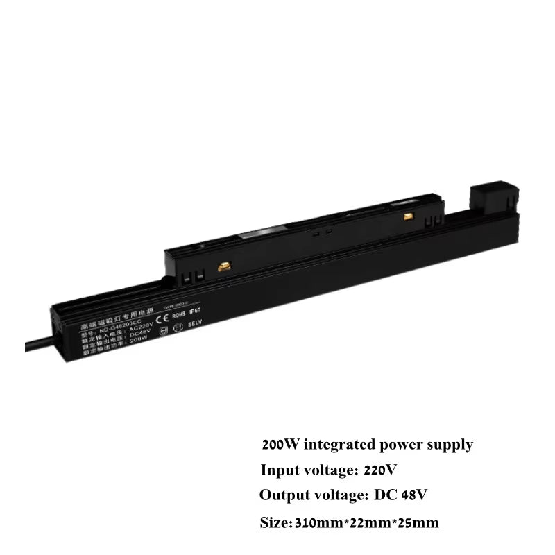 Recessed Magnetic Track Light Design Ceiling Light Magnetic Rail Ceiling System Indoor Track Lighting Spot Rail Spotlight