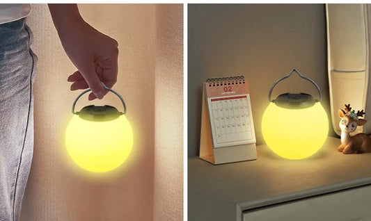 Mini Rechargeable LED Camping Lantern with Hook Canopy Lighting Super Bright Soft Light Night Emergency Portable Lighting Tent