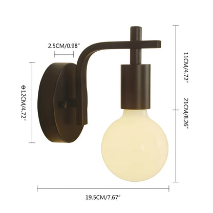 Nordic Wood Wall Lights Bedroom Bedside Lamp Black Creative Modern E27 Wall Lamps Suspension LED Home Lighting Sconce Room Decor