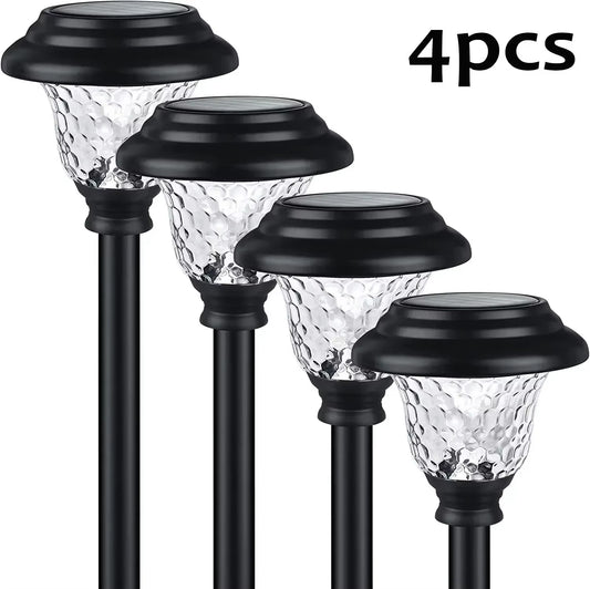 12Pack Solar Light Outdoor Waterproof Auto On/Off Solar outside LED Lights for Yard Garden Path Walkway Driveway and Lawn