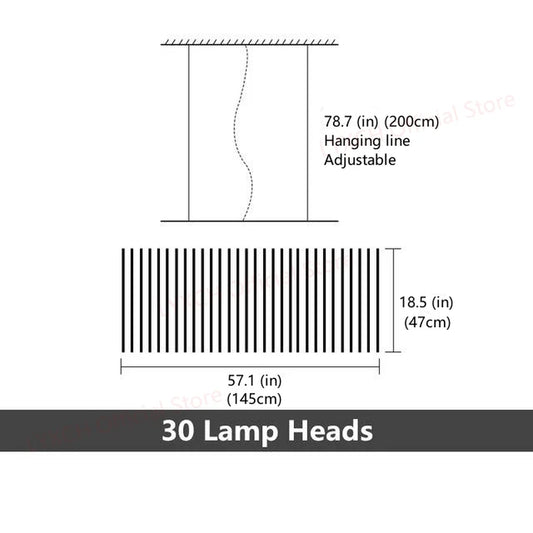 Modern Ceiling Chandelier Lighting LED Kitchen Island Lamps Parlor Lighting Home Fixtures Nordic Dining Room Bar Hanging Lights