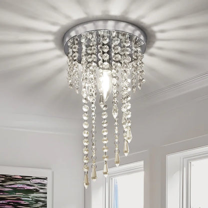 Nowicki 1-Light 20Cm Crystal Flush Mount Ceiling Light