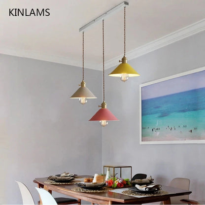 Nordic LED Chandelier Modern Colorful Pendant Ceiling Lamp Christmas Decorations Home Lighting Living Room Study Dinning Bedroom