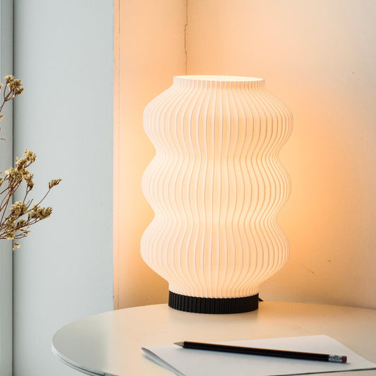 Modern Table Lamp - White Desk Lamp - Bedside Lamps - Housewarming Gifts - Birthday Gift - Mood Lighting - Minimalist Lighting - Home Decor