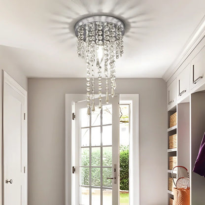 Nowicki 1-Light 20Cm Crystal Flush Mount Ceiling Light