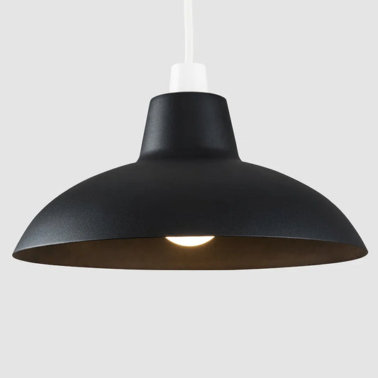 12.2Cm H X 28.5Cm W Metal Bowl Pendant Shade ( Clip on )