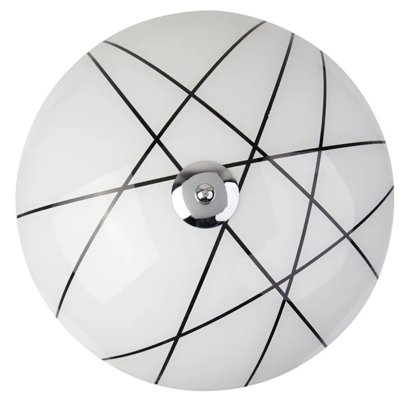 Paramore 2-Light Semi Flush Mount Ceiling Light Uplighter