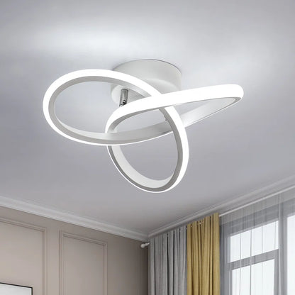 Modern LED Ceiling Light, 20W Modern Spiral Design LED Lamp