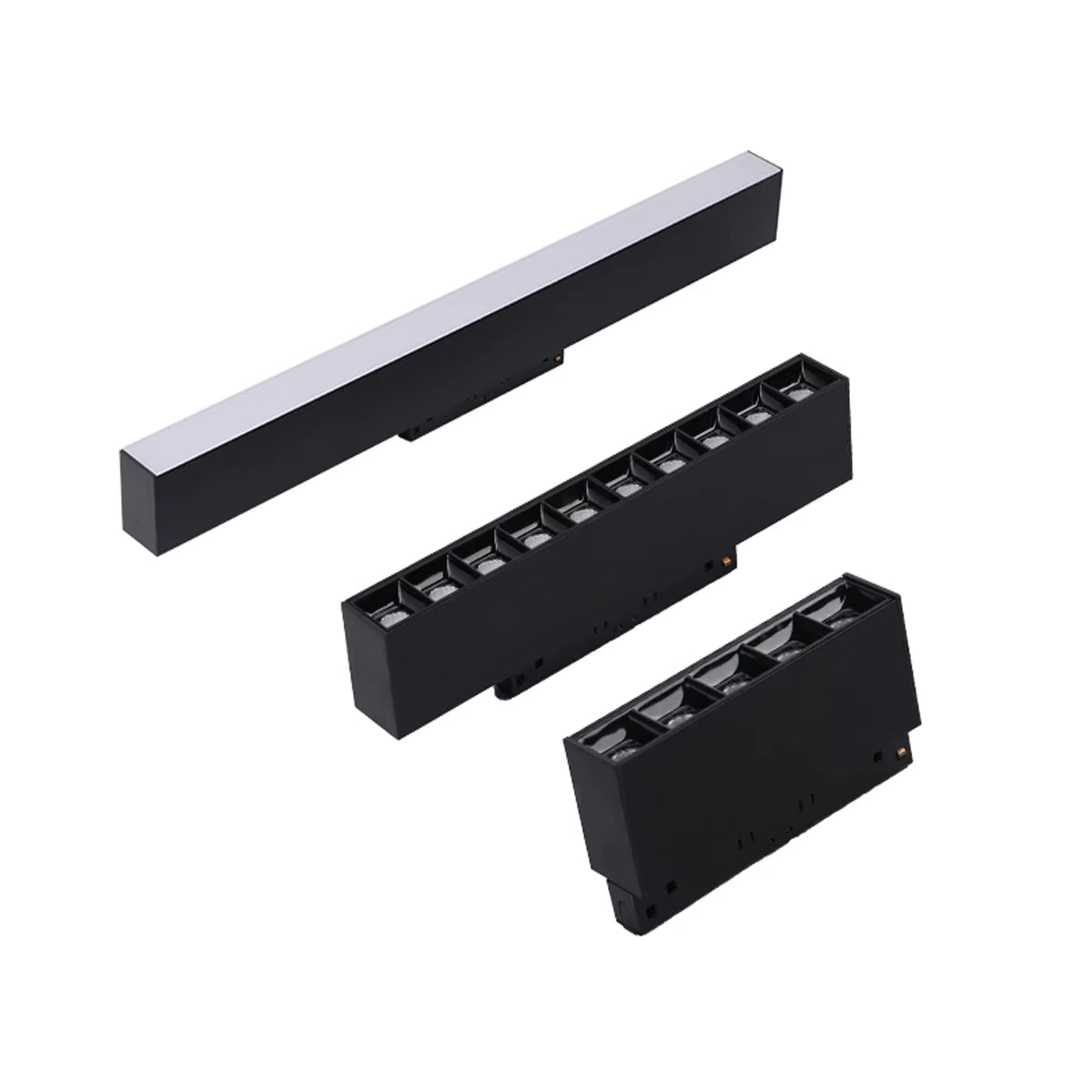 Recessed Magnetic Track Light Design Ceiling Light Magnetic Rail Ceiling System Indoor Track Lighting Spot Rail Spotlight