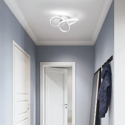 Modern LED Ceiling Light, 20W Modern Spiral Design LED Lamp