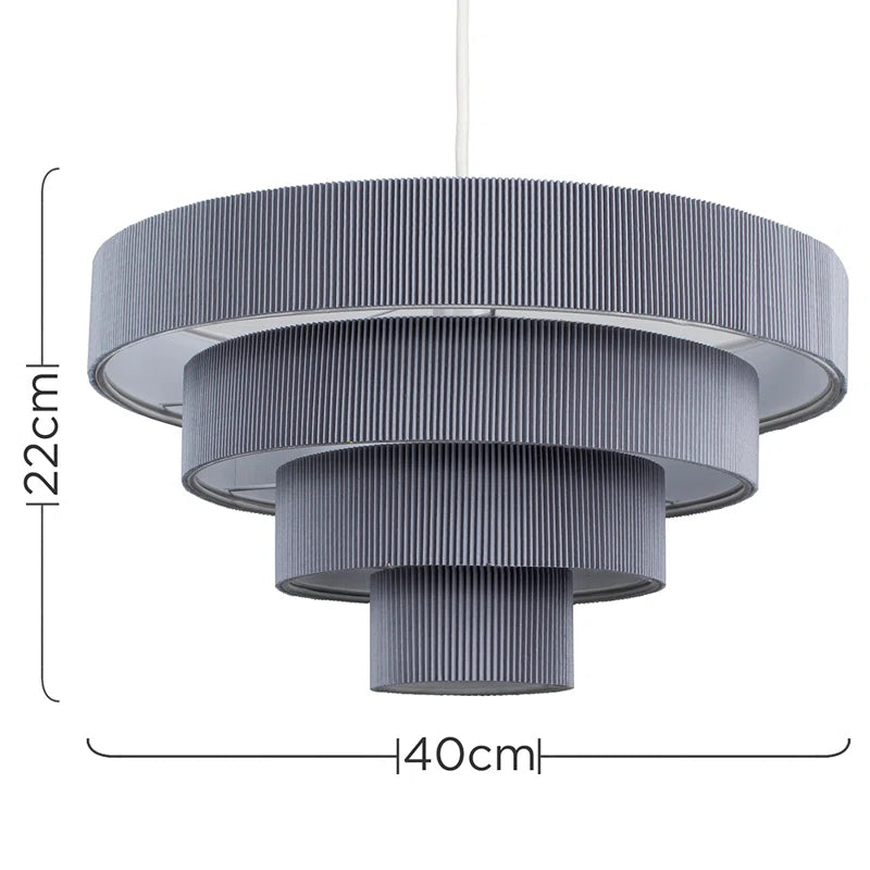Nevada 22Cm H Metal Novelty Pendant Shade ( Clip on )