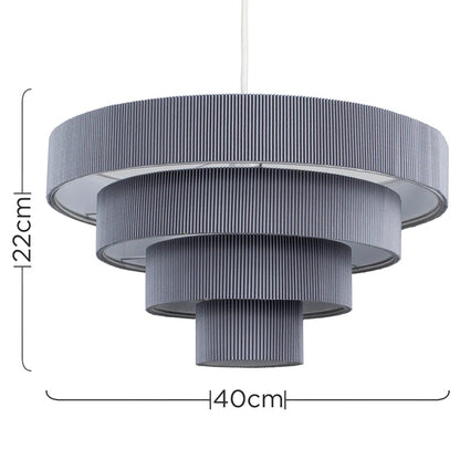 Nevada 22Cm H Metal Novelty Pendant Shade ( Clip on )