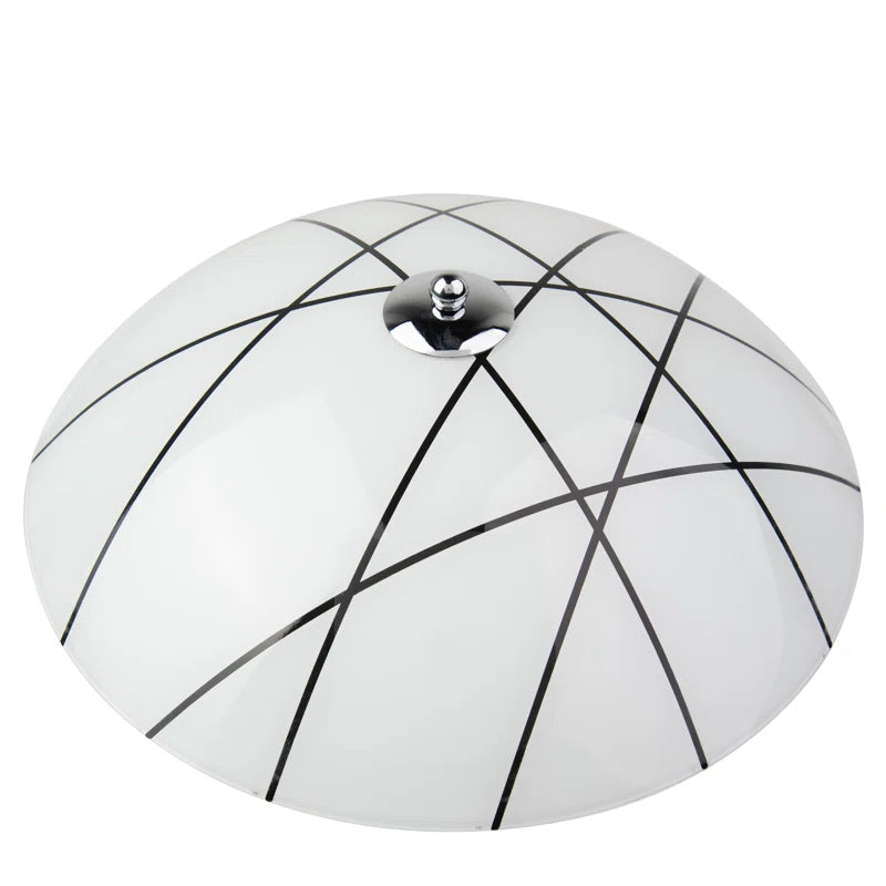 Paramore 2-Light Semi Flush Mount Ceiling Light Uplighter