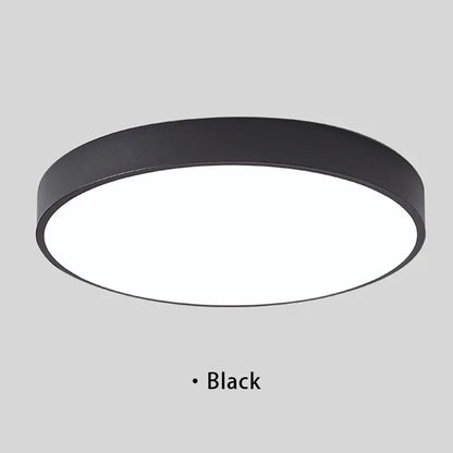 Macaron LED Ceiling Light Modern Simple Circular Wood Grain Ceiling Light Living Room Bedroom Balcony Indoor Decoration Light