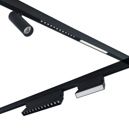 Recessed Magnetic Track Light Design Ceiling Light Magnetic Rail Ceiling System Indoor Track Lighting Spot Rail Spotlight