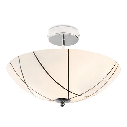 Paramore 2-Light Semi Flush Mount Ceiling Light Uplighter